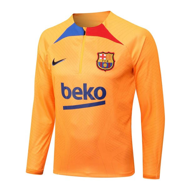 Trainings-Sweatshirt Barcelona Top 2023 Orange